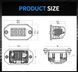 Врезная cветодиодная LED фара Aurora 2" 20Вт (Рабочий свет)
