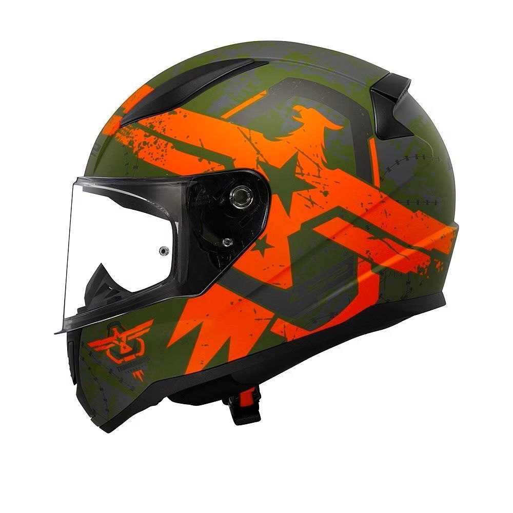 Шлем LS2 FF353 Rapid 2 Thunder Birds Matt Orange XL