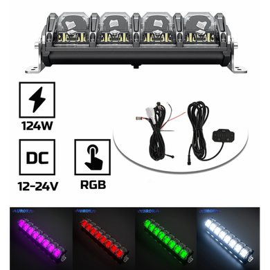 LED балка Aurora EVOLVE 10" 124Вт RGB (Адаптивный свет). AURORA ALO-N-10