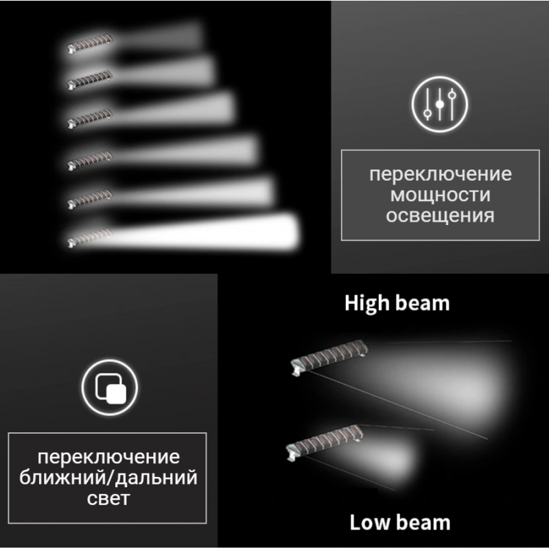LED балка Aurora EVOLVE 10" 124Вт RGB (Адаптивный свет). AURORA ALO-N-10