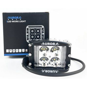 Светодиодная LED фара Aurora 40Вт (Ближний свет с боковой засветкой 180&deg;). AURORA ALO-2-E4E15D1