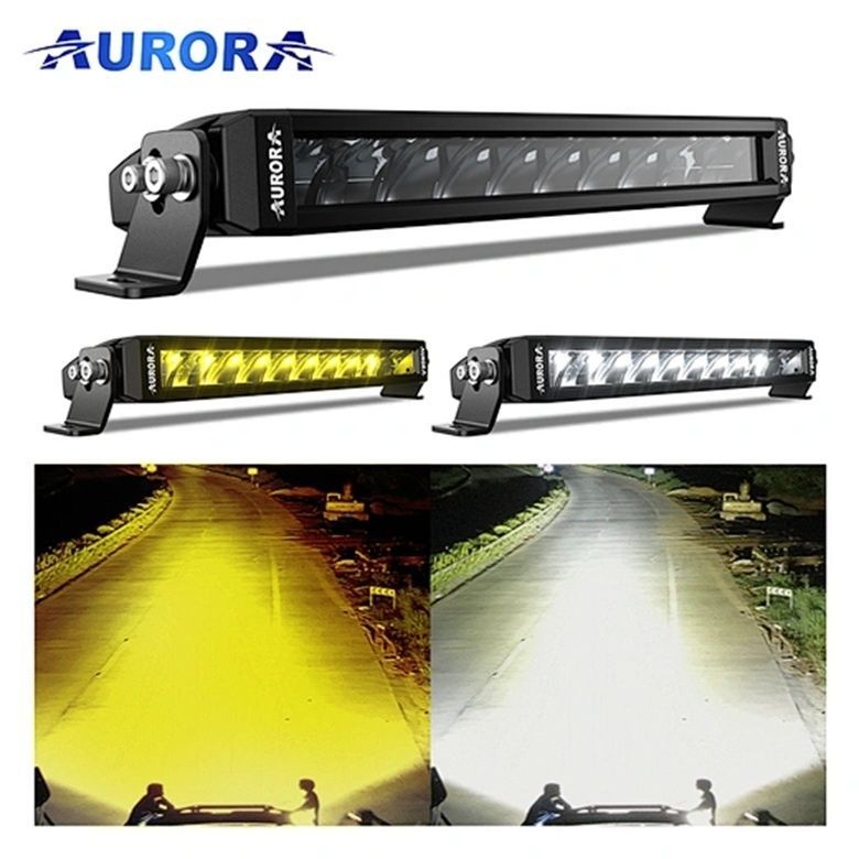 LED балка Aurora 10" 75Вт (Белый/желтый, комибинированый свет). AURORA ALO-S6-10-R5H1