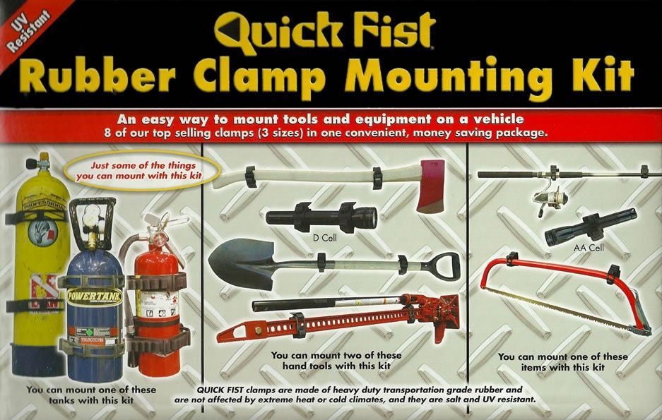 Набір кріплень Quick Fist Clamp Mouting Kit для фіксації інструменту (8 шт)