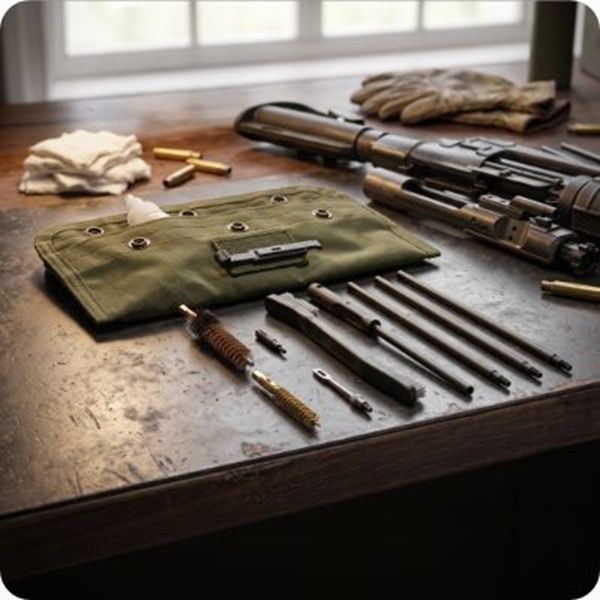 Набор для чистки оружия, 11 ед. (22Cal.223Cal,.30Cal). INTERTOOL HT-9001