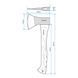 Топор 600г ручка из фибергласса. INTERTOOL